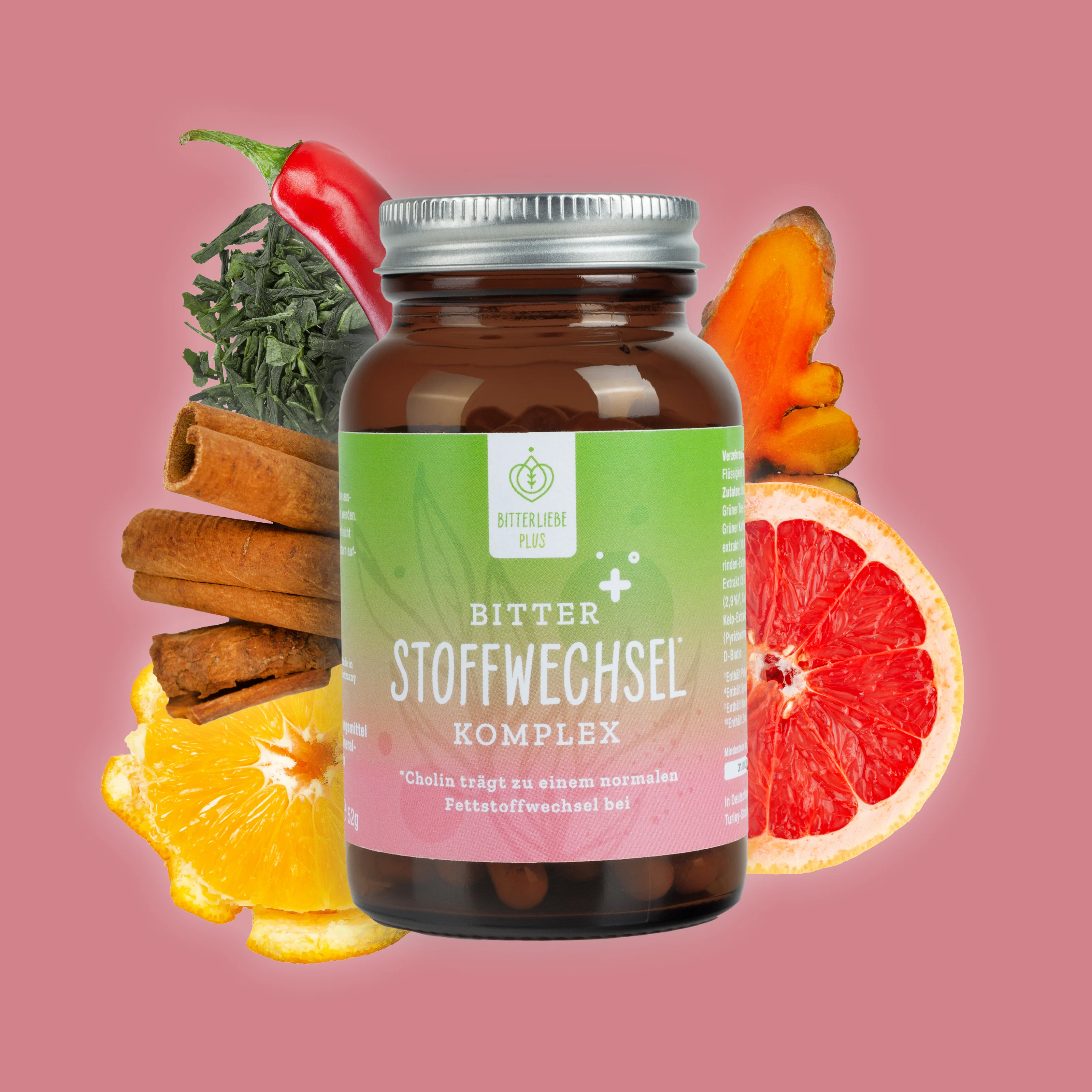 BitterLiebe Stoffwechsel Komplex Inhaltsstoffe