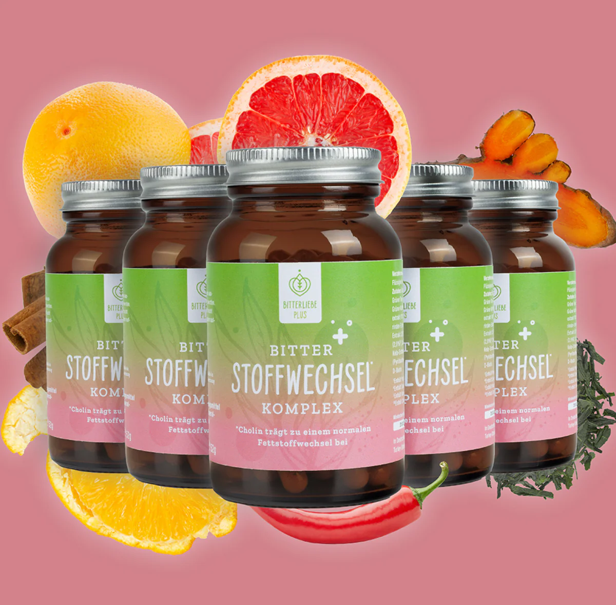 BitterLiebe Stoffwechsel Komplex 5er Set